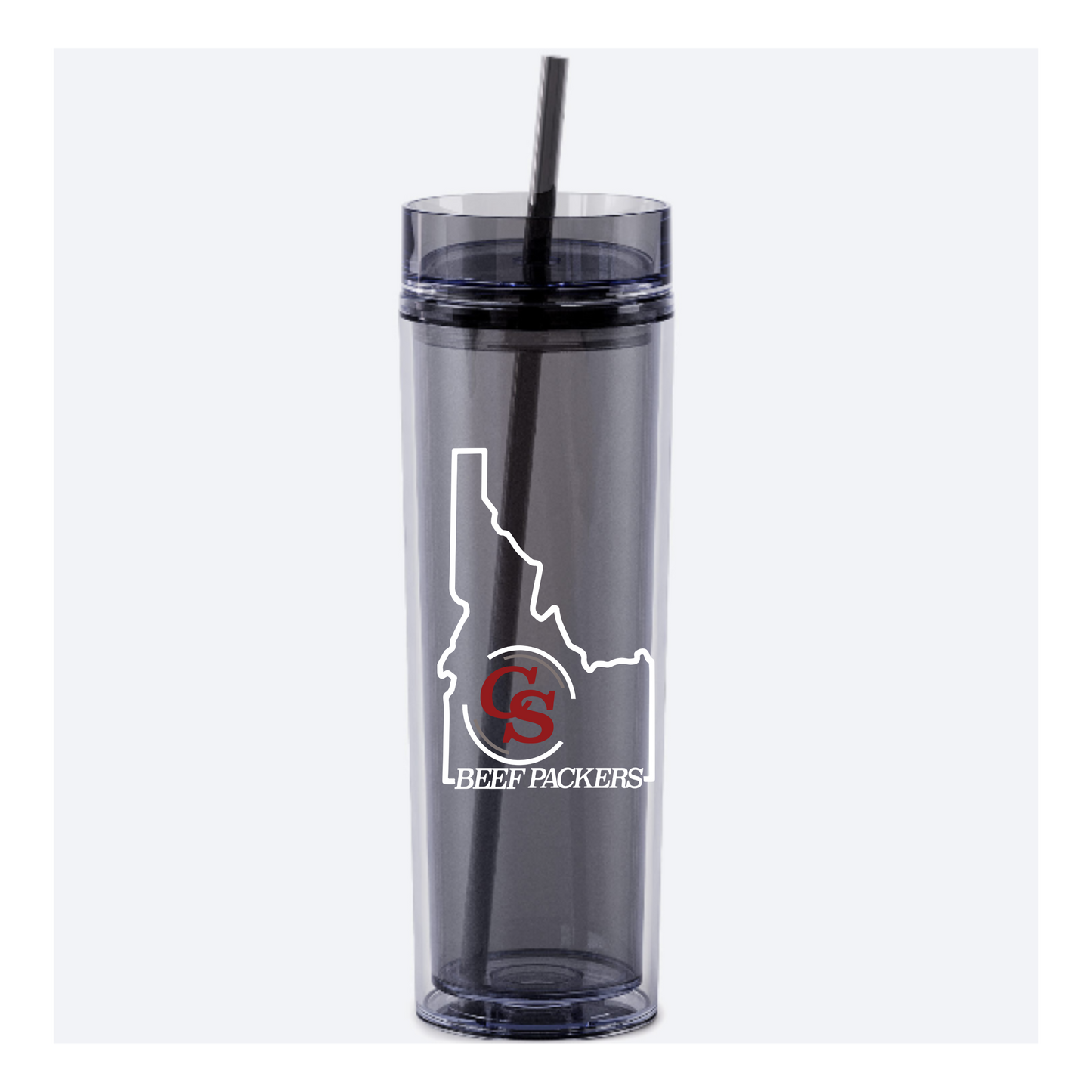 Grey CS Logo Tumbler