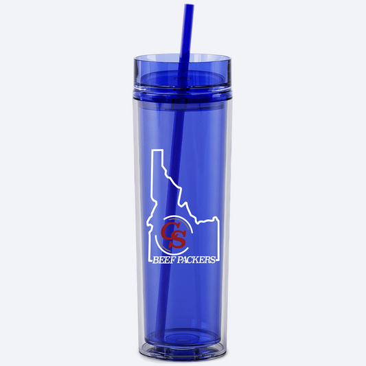 Blue CS Logo Tumbler