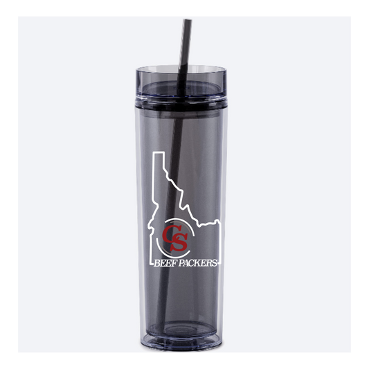 Grey CS Logo Tumbler